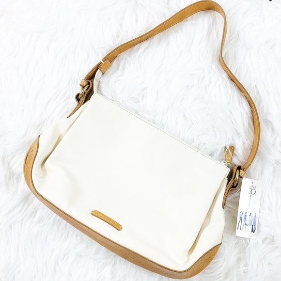 Nine & Co. Handbags - Nine & Co. NWT Nine West White & Tan Purse